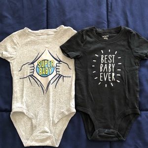 Carter’s Bundle Of Two Onesies size 24 months